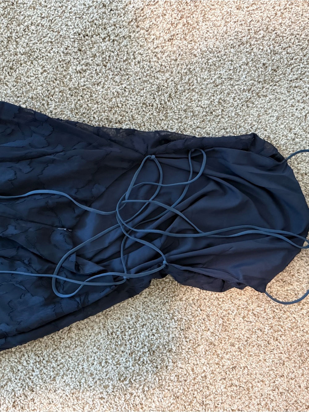Nwot Forhoneyy Navy Maxi Dress View 4